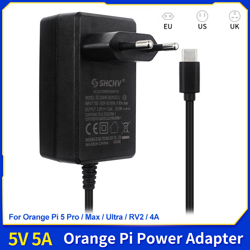 Banana Pi Bpi-M5 - 5V 5A USB Type-C Power Adapter