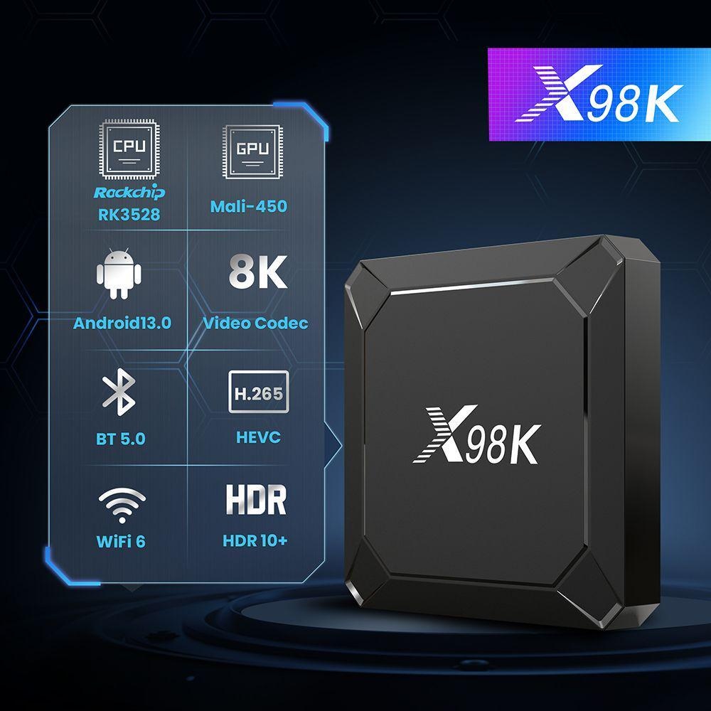 X98K Smart TV Box Android 13.0 - Radxa Rock 5B 16Gb 评论和价格