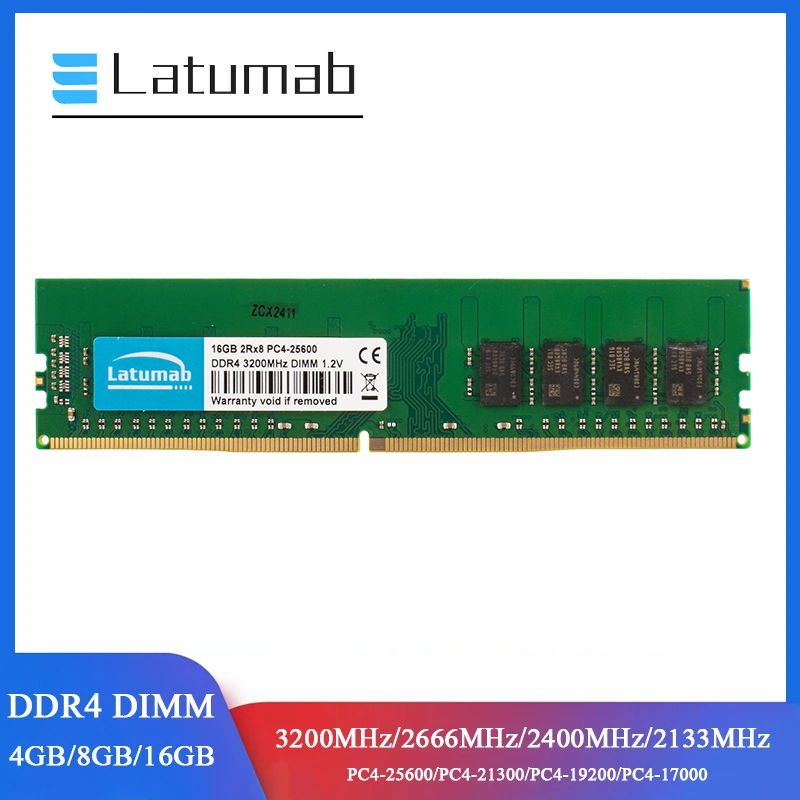 Latumab RAM DDR4 Desktop Memor - Khadas Vim4 8Gb 评论和价格