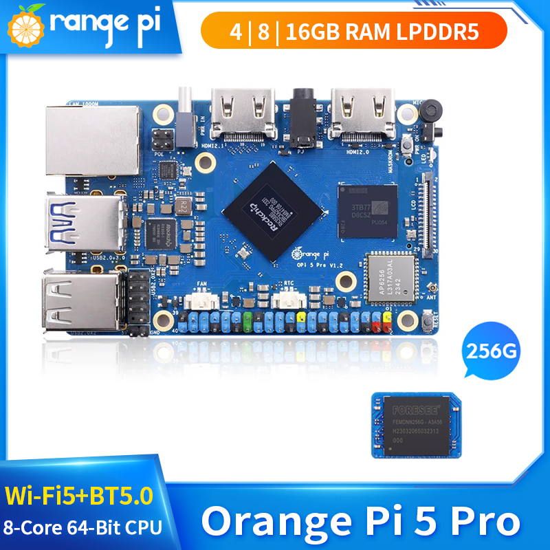 Orange Pi 5 Pro 16 8 4GB RAM L - Orange Pi 5 Plus 16Gb 评论和价格